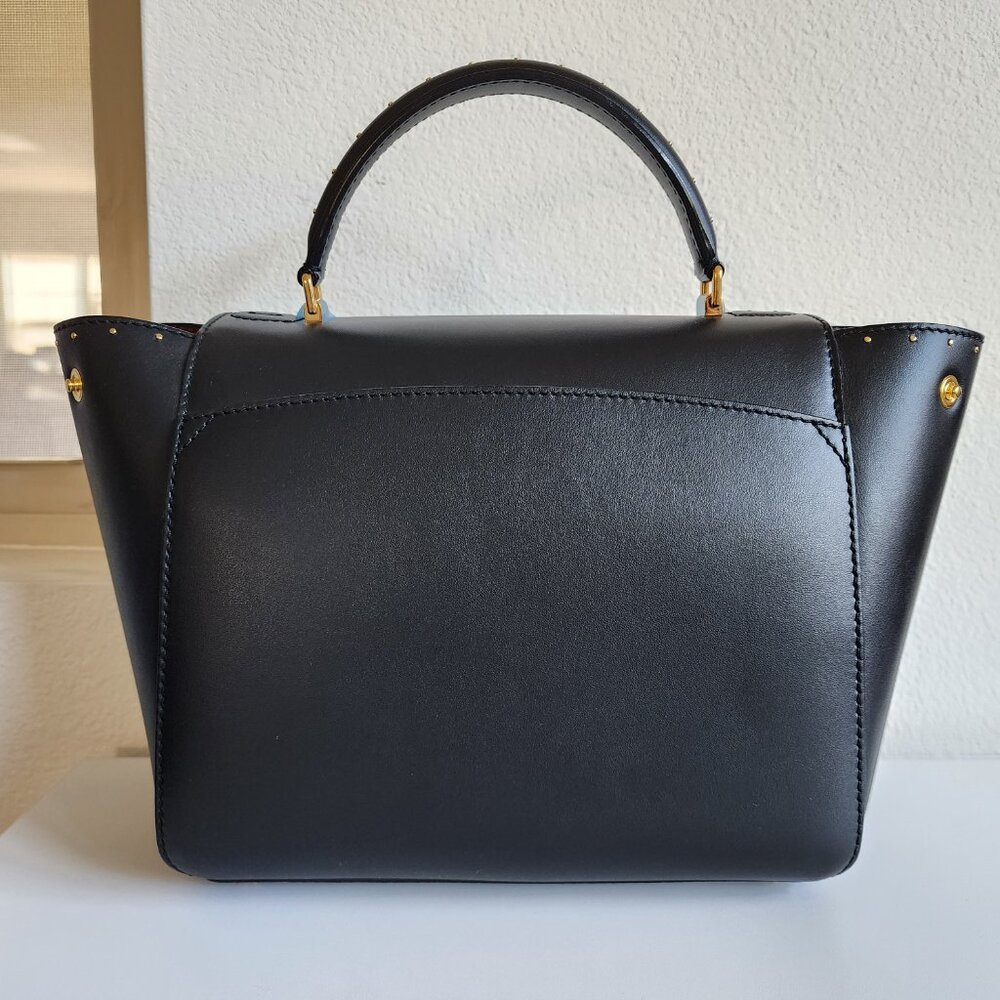 NWT BALLY B Turn SM 2-Way Leather Handbag – Elegant Versatility🖤(#163) - Picture 5 of 12